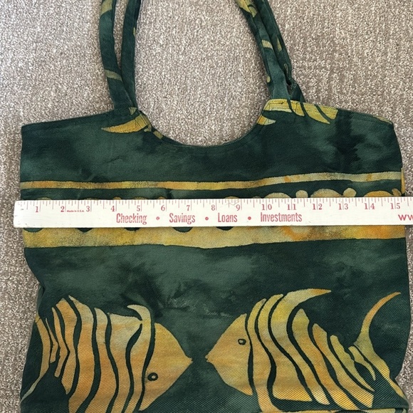 Island Girl Hawaiian Fish Design shoulder bag Women’s 100%Cotton washable Beach - Picture 9 of 12